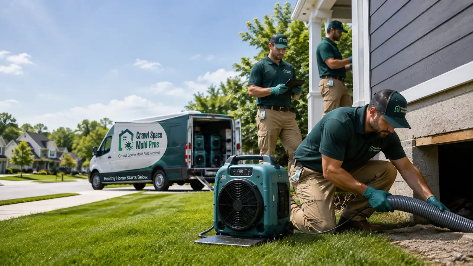 Crawl Space Mold Removal in Bayside, CA